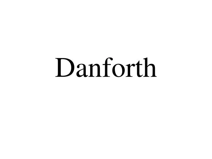 danforth