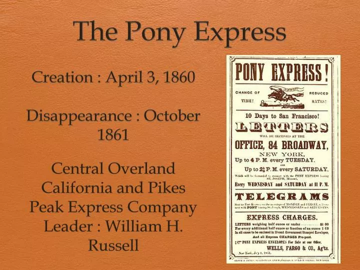 the pony express