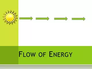 Flow of Energy