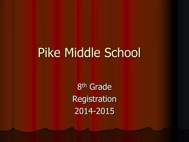 pike middle school