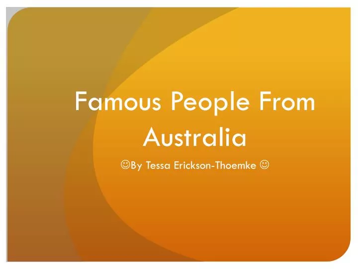 famous people from australia