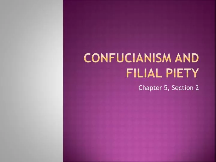 confucianism and filial piety