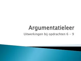 argumentatieleer