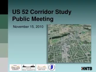 US 52 Corridor Study Public Meeting