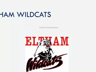 ELTHAM WILDCATS