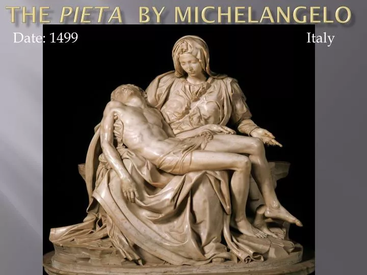the pieta by michelangelo