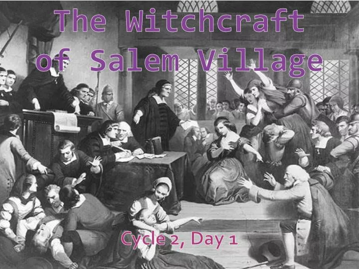 the witchcraft of salem village
