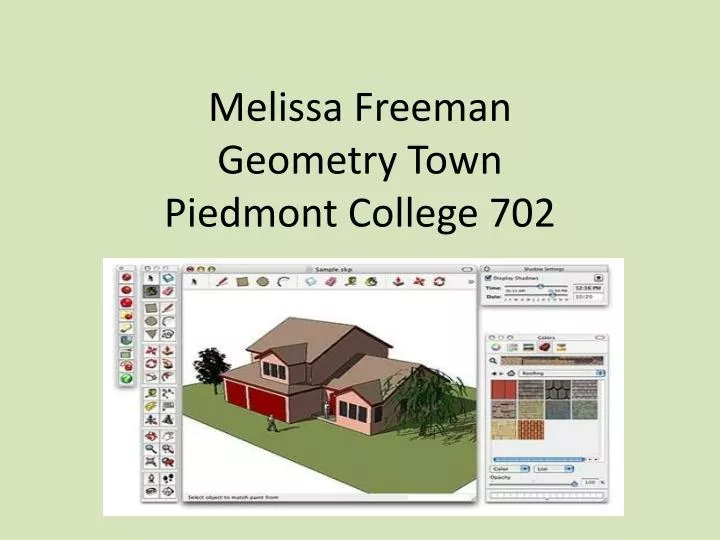 melissa freeman geometry town piedmont college 702