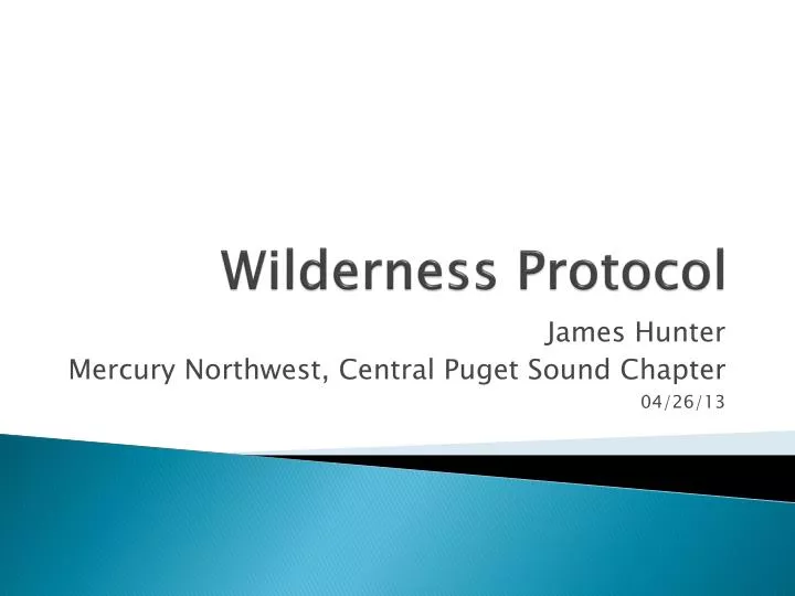 wilderness protocol