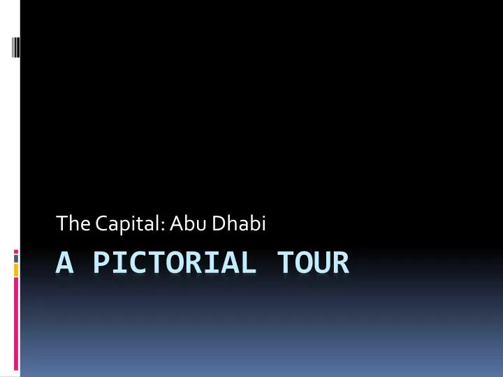 the capital abu dhabi
