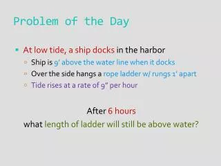 Problem of the Day