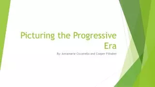 Picturing the Progressive Era