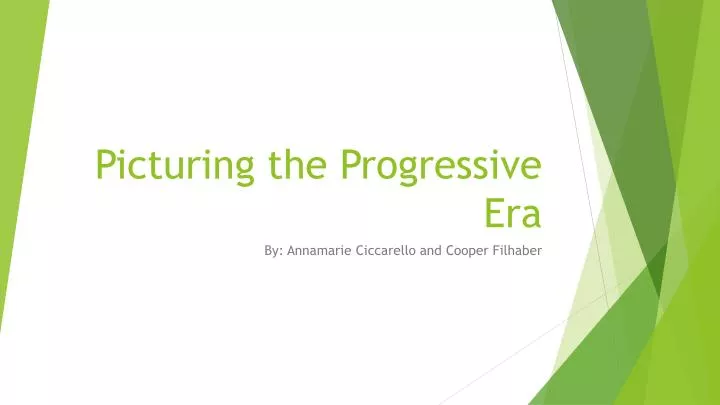 picturing the progressive era