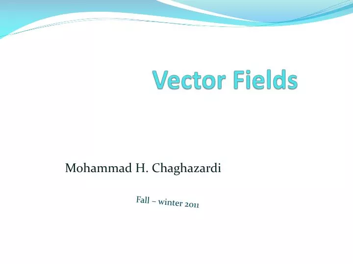 vector fields