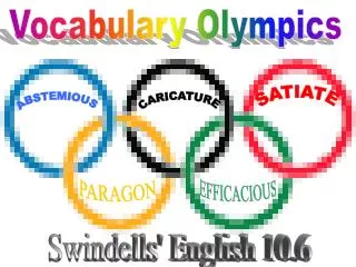 Vocabulary Olympics