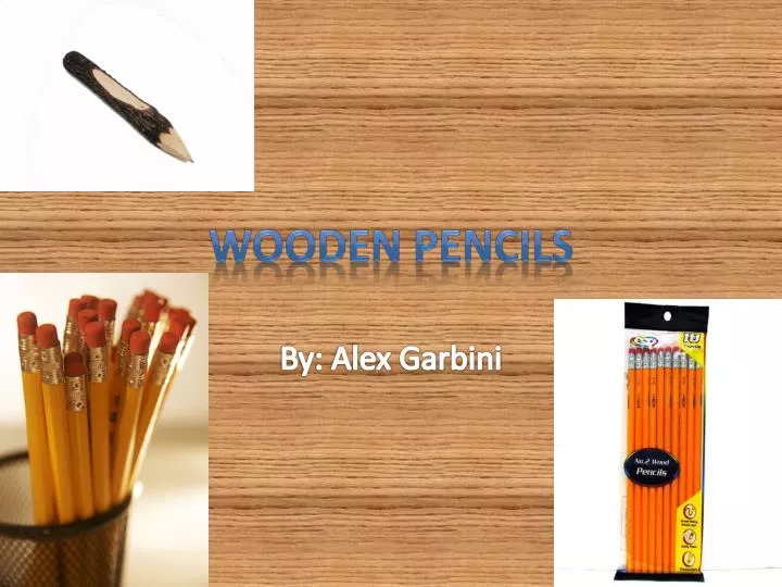 wooden pencils