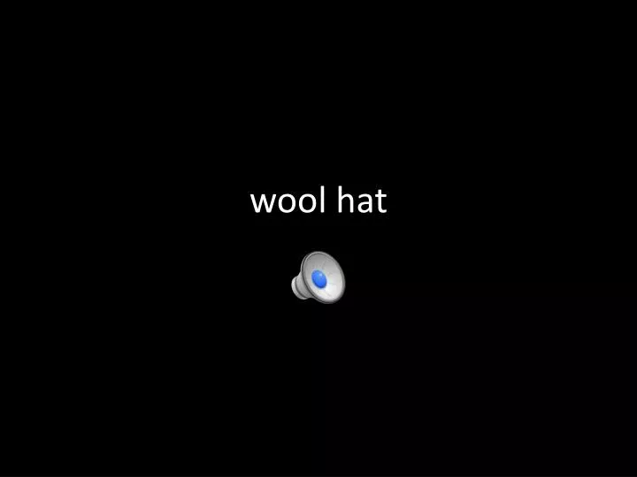 wool hat