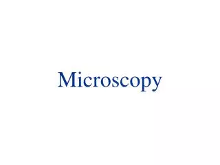 Microscopy