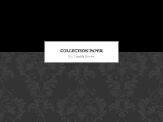 Collection Paper