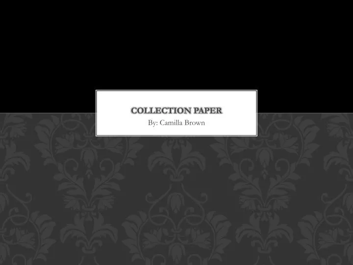 collection paper