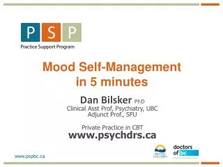 Mood Self-Management in 5 minutes