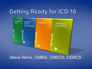 Getting Ready for ICD-10
