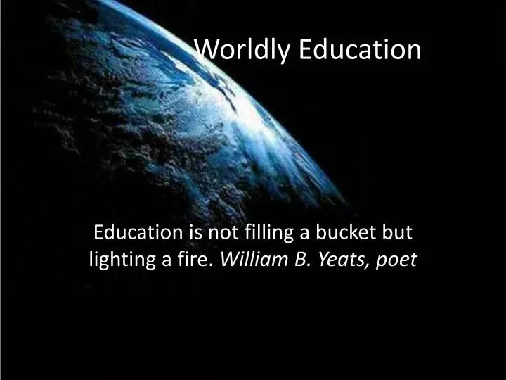 worldly education
