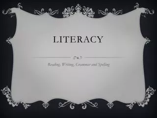 Literacy