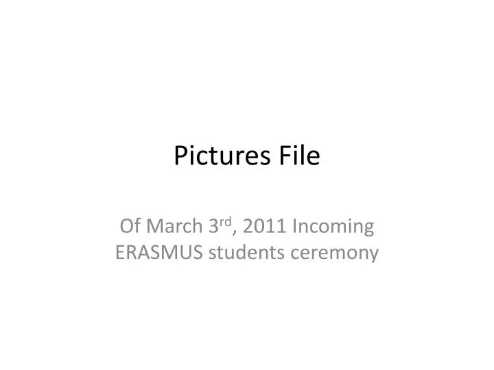 pictures file