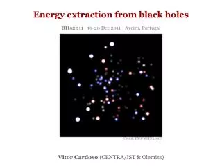 Energy extraction from black holes