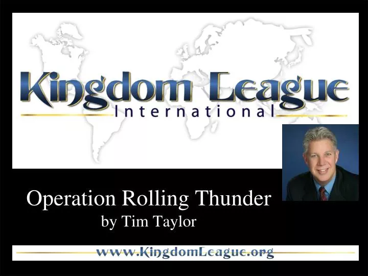 operation rolling thunder by tim taylor