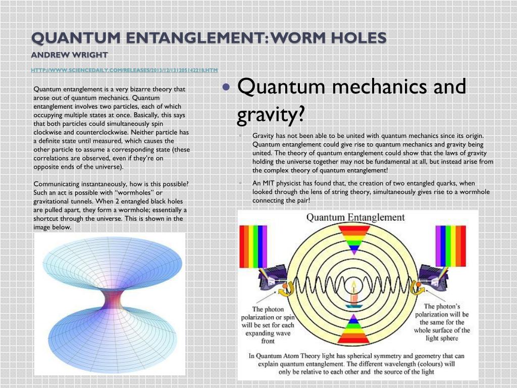PPT - Quantum mechanics and gravity? PowerPoint Presentation, free ...