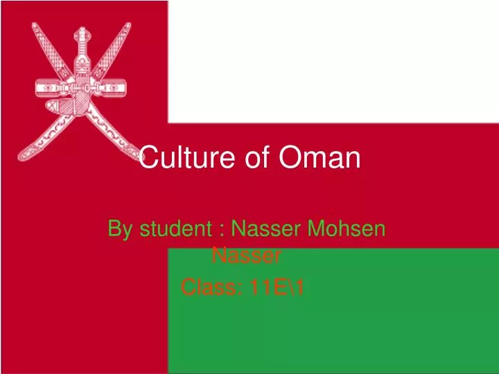 culture of oman