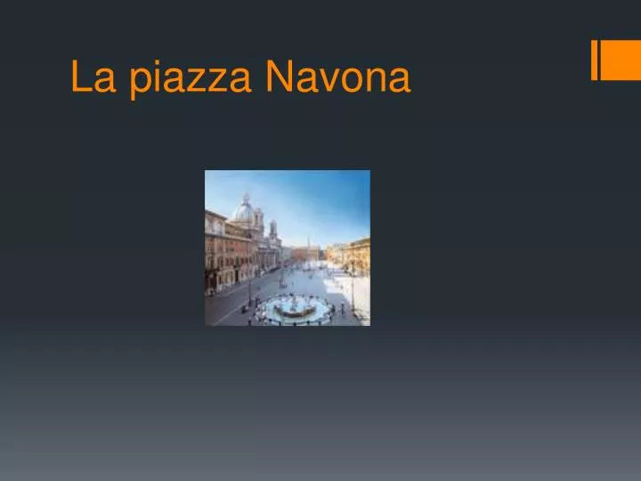 la piazza navona