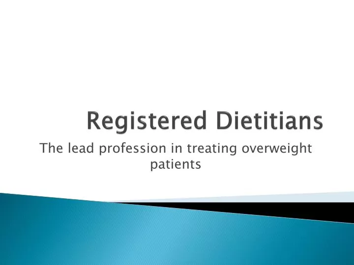 registered dietitians