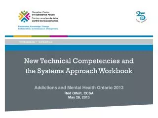 New Technical Competencies and the Systems Approach Workbook