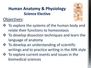 Human Anatomy &amp; Physiology Science Elective