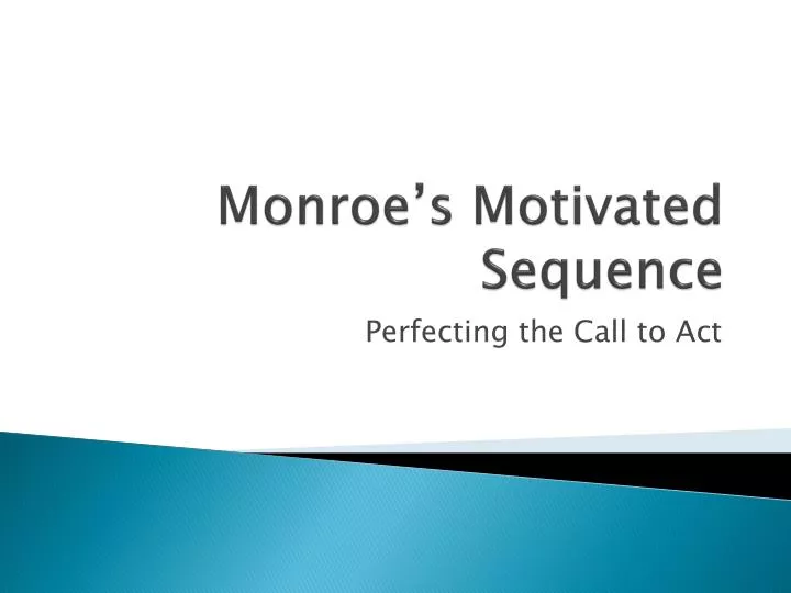 monroe s motivated sequence