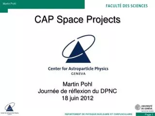 CAP Space Projects