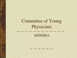 Committee of Young Physicians