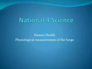 national 4 science
