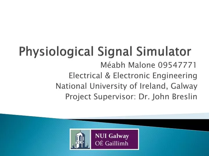physiological signal simulator