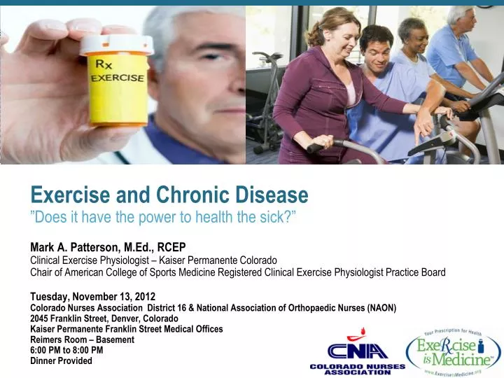 exercise and chronic disease does it have the power to health the sick