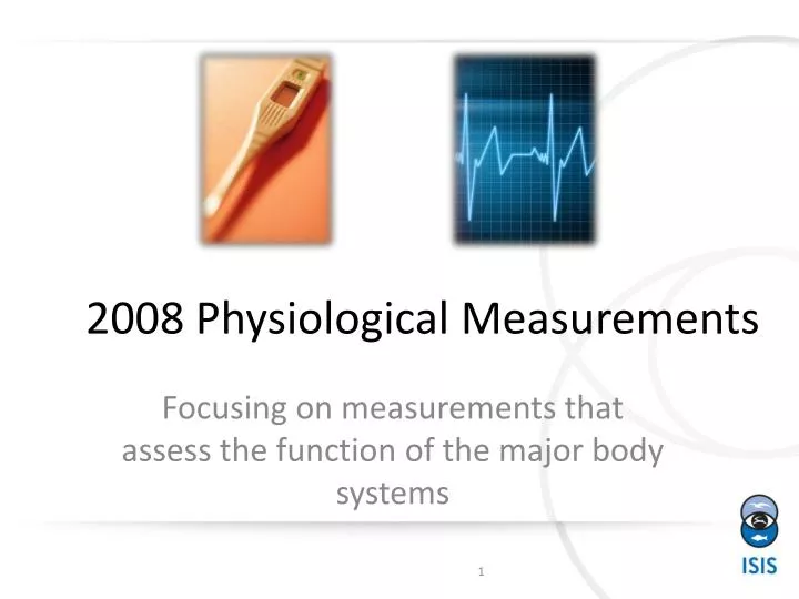 2008 physiological measurements