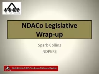 NDACo Legislative Wrap-up