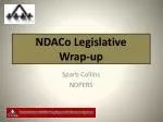 NDACo Legislative Wrap-up - slide 1