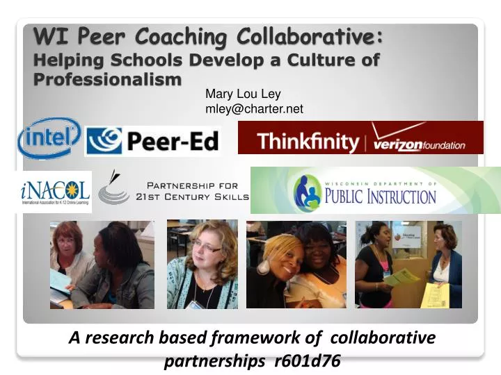 wi peer coaching collaborative helping schools develop a culture of professionalism