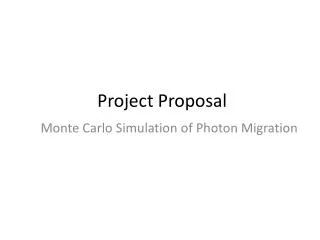 Project Proposal