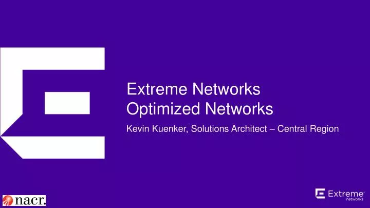 extreme networks optimized networks
