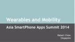 Wearables and Mobility - slide 1